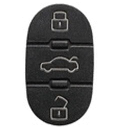 Autoschlüssel Gummitaster geeignet für Audi / Volkswagen VW