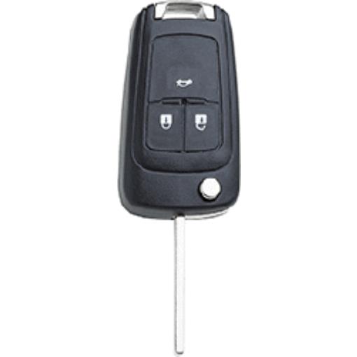 Autoschlüssel mit Funkfernbedienung geeignet für Opel